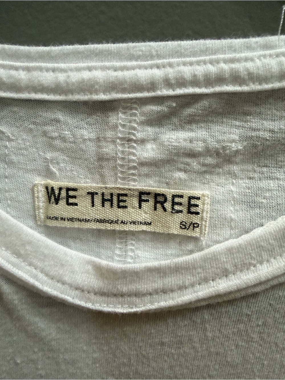 We The Free White Short Sleeve Crew Tee - Picture 3 of 4